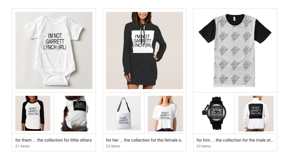 I'm Not Garrett Lynch (IRL) - Zazzle Store.